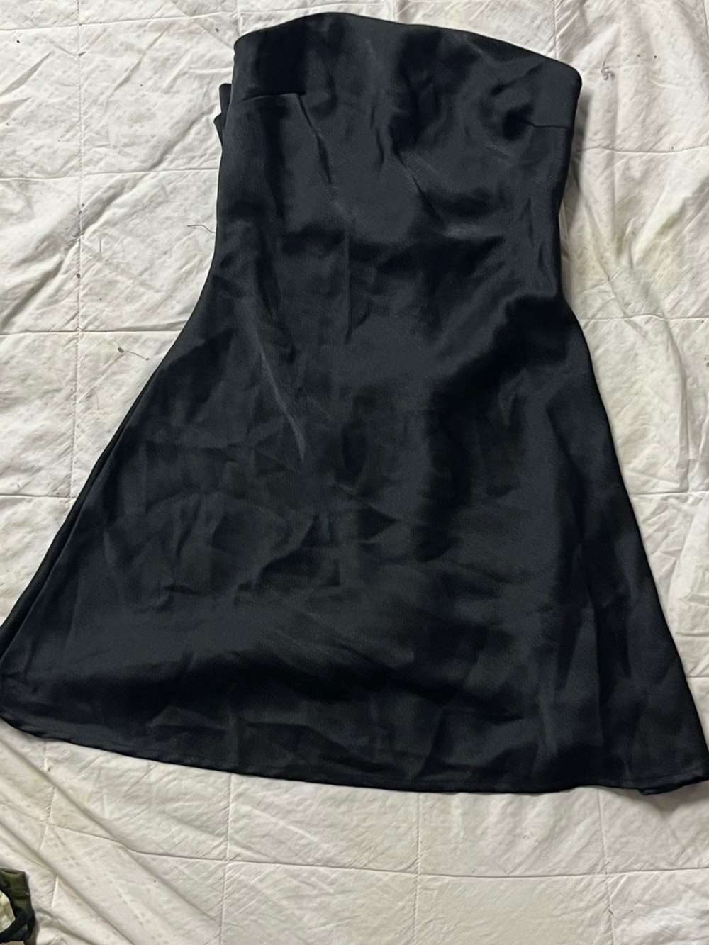 Forever 21 Black Strapless A-Line Dress